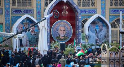  گلزار شهدای کرمان در آستانه سالروز شهادت حاج قاسم | جهان نیوز