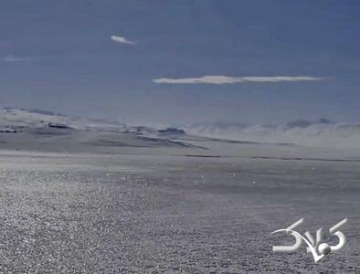 تصاویر جدید دریاچه یخ بسته این سد بزرگ ایران؛ اسکله به یخ نشسته دریاچه را ببینید - مجله اینترنتی کولاک