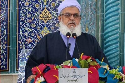  امام جمعه اهل‌سنت خاش: شهدا سرمایه معنوی امت و نماد ایمان هستند