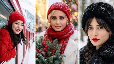  استایل شیک برای برف‌بازی می‌خواهید؟ از این بازیگران ایرانی ایده بگیرید