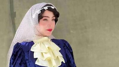 استایل مدرن و شیک زهرا فراهانی در مراسم اکران «شاه نقش» / «نیمتاجِ بامداد خمار» بر فرش قرمز سرتا پا مشکی