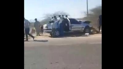  تصادف رخ‌به‌رخ در سه‌راهی حادثه خیز نقاشه قشم چند مصدوم برجا گذاشت + ویدیو