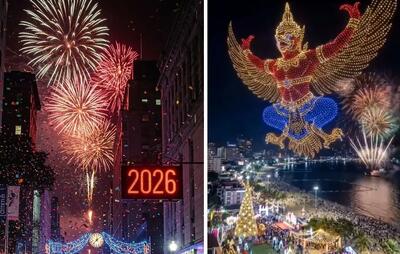  فستیوال های میلادی 2026؛ آتش بازی اعجوبه در چین، تایلند و دبی تا ژاپن و ثبت گینس