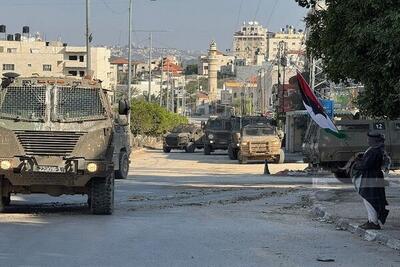  یورش نظامیان رژیم صهیونیستی به مناطق مختلف کرانه باختری