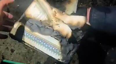  تصاویر قرآن‌هایی که اغتشاش گران آتش زدند