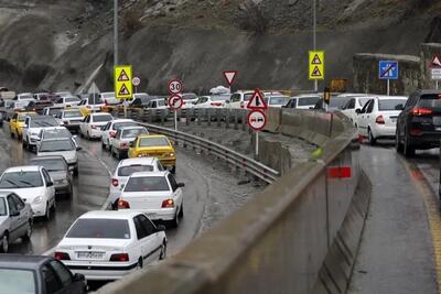 ترافیک سنگین در محورهای چالوس، هراز و آزادراه تهران - پردیس
