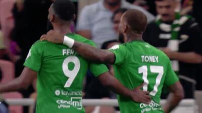 گل اول الاهلی به النصر توسط تونی