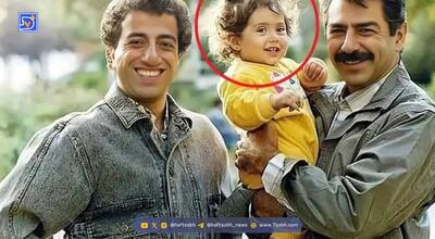  سفر در زمان| عکس های جدید نوزاد فیلم دو نفر و نصفی پس از 34 سال!