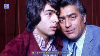  عکس| سفر در زمان؛ «فردین» به همراه پسرش «سعید» در یک کافه در تهران؛ دهه 50