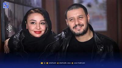  استایل چرمی و سیگار به دست مه‌لقا باقری همسر جواد عزتی با شعری از فروغ