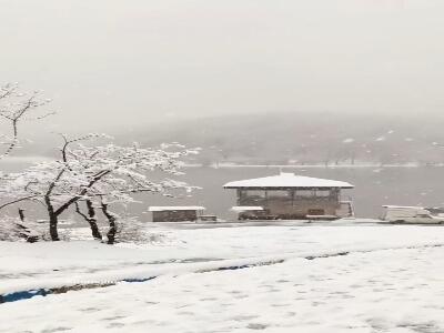  برف زیبای سقالکسار رشت