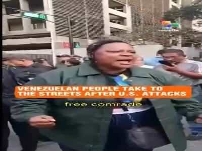 خشم مردم ونزوئلا از ربوده‌شدن رئیس‌جمهورشان توسط آمریکا