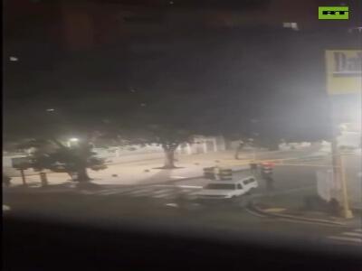 حضور نیروهای امنیتی ونزوئلا در خیابان‌های کاراکاس به‌منظور تامین امنیت