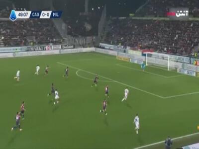 گل اول آث میلان به کالیاری