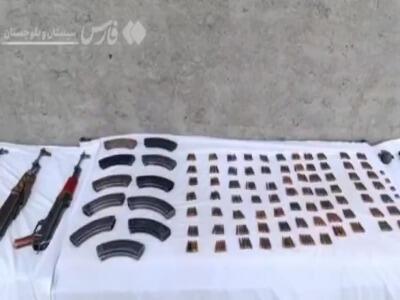 کشف آرپی‌جی، نارنجک و دوشکا از تروریست‌ها در مرز سراوان