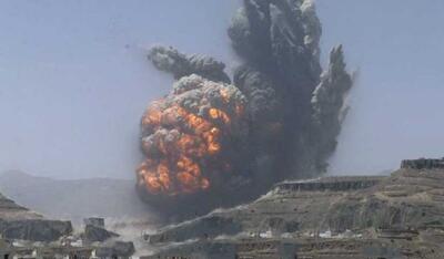  حملات هوایی سنگین عربستان به شرق یمن (فیلم)