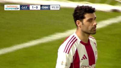 گل دقیقه آخری طارمی در سوپرکاپ یونان