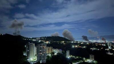  ۷ انفجار مهیب در کاراکاس / قطع برق در منطقه جنوبی پایتخت ونزوئلا