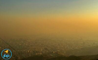 هوای تهران در شرایط ناسالم