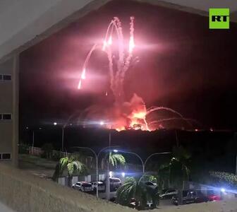 ونزوئلا هدف حمله هوایی قرار گرفت | انفجارهای متعدد در کاراکاس + فیلم