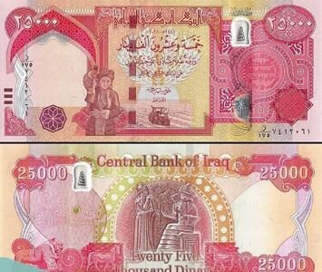 قیمت دینار عراق، امروز شنبه ۱۳ دی ۱۴۰۴