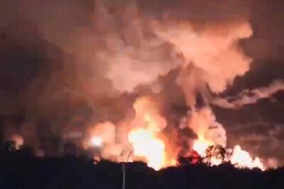 ببینید/ انفجارهای ثانویه بزرگ در ونزوئلا پس از حمله هوایی ایالات متحده