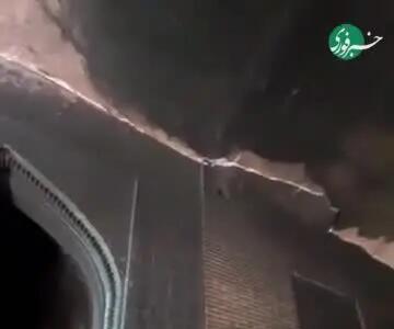 ببینید| حمله به مکان مقدس؛ مسجد امام محمد باقر(ع) مرودشت در آتش ناآرامی‌ها