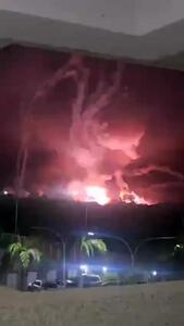 ببینید| فیلمی از یک انفجار در فرودگاه هیگروت در ایالت میراندا در شمال ونزوئلا