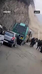 رانش وحشتناک زمین در کشمیر