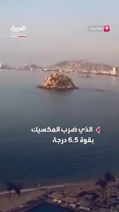 مقاومت ستون ۱۱۶ ساله «فرشته استقلال» مکزیکوسیتی در برابر زلزله