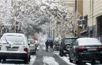  بارش برف و باران در نیمه شمالی کشور