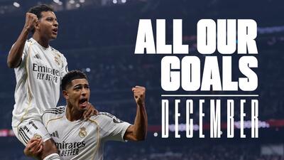 همه گلهای رئال مادرید در ماه دسامبر 2025