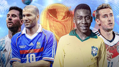  ۱۰ بازیکن برتر تاریخ جام جهانی | گیمفا