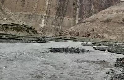  تصاویر افزایش آب ورودی به سد کرج؛ حجم آب در حرکت به سوی سد را ببینید