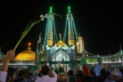 قم غرق سرور میلاد مولود کعبه شد