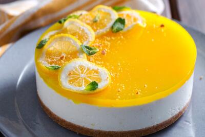  آموزش شیرینی پزی / طرز تهیه چیز کیک لیمویی به سبک قنادی