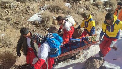  نجات ۴ کوهنورد مصدوم در ارتفاعات تفتان