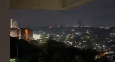  ببینید | فوری؛ لحظه بمباران ونزوئلا توسط آمریکا