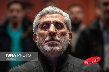  تصویری از فرمانده نیروی قدس بر مزار فرمانده شهید نیروی قدس - کلبه سرگرمی
