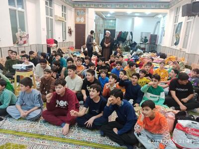  افتتاحیه مراسم اعتکاف دانش آموزی در مسجد امام حسن (ع) فومن