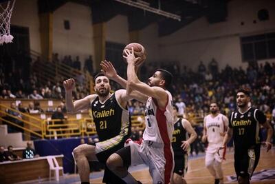 شکست خانگی گرگانی ها برابر کاله در آغاز هفته پانزدهم لیگ بسکتبال - پارس فوتبال