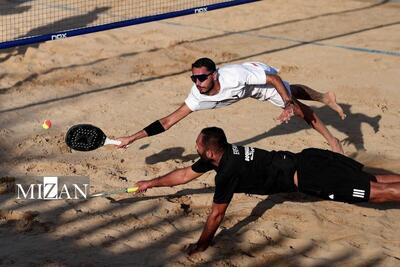 قهرمانی بنده‌نژاد و جوینده در مسابقات تنیس ساحلی کیش - پارس فوتبال