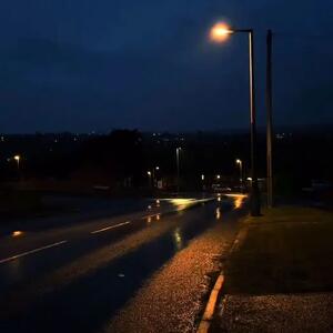  دو لحظه از آرامش از تاریکی شب تا سفیدی برف