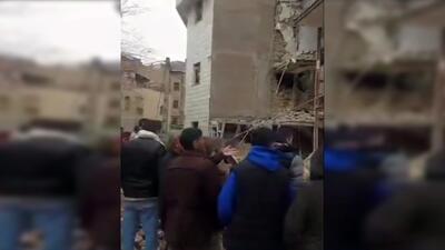 انفجار گاز در پاکدشت / ریزش بخشی از ساختمان مسکونی سه‌طبقه