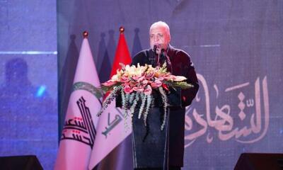 رئیس الحشد الشعبی: «فداکاری شهید سلیمانی برای عراق والاترین درجه شرافت و وفاداری بود»