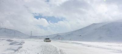  محور اسالم به خلخال ۴۰ سانتی‌متر برف بارید/ پونل به خلخال مسدود است