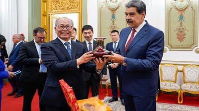 تصاویر آخرین ملاقات مادورو قبل از دستگیری