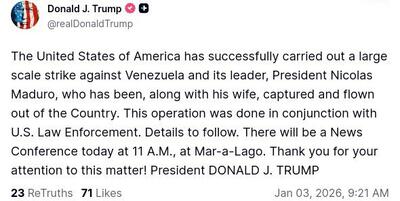  فوری: آیا مادورو و همسرش دستگیر شدند؟!