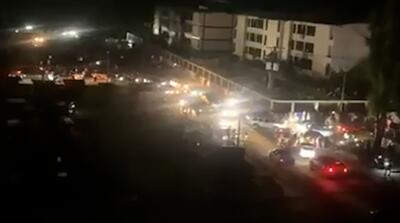 وحشت و فرار مردم ونزوئلا از کاراکاس بعد از حمله آمریکا