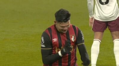 گل اول بورنموث به آرسنال توسط اوانیلسون